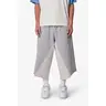 mnml Extra Long Paneled Sweatshorts - Heather Grey