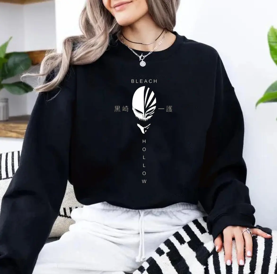 Bleach Anime Ichigo Hollow Sweatshirt, Tshirt, Hoodie, Kurosaki Ichigo Tee, Bleach TYBL Fan Shirt, Shikigami Anime Streetwear, Womenswear, Menswear