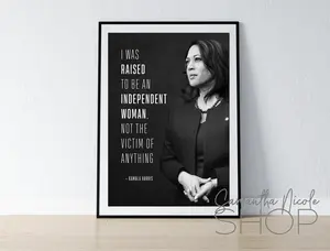 Kamala Harris | vice president | Quote | Printable Poster