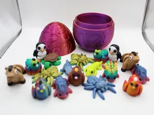 3D Printed  Multiple Articulating Mini Items