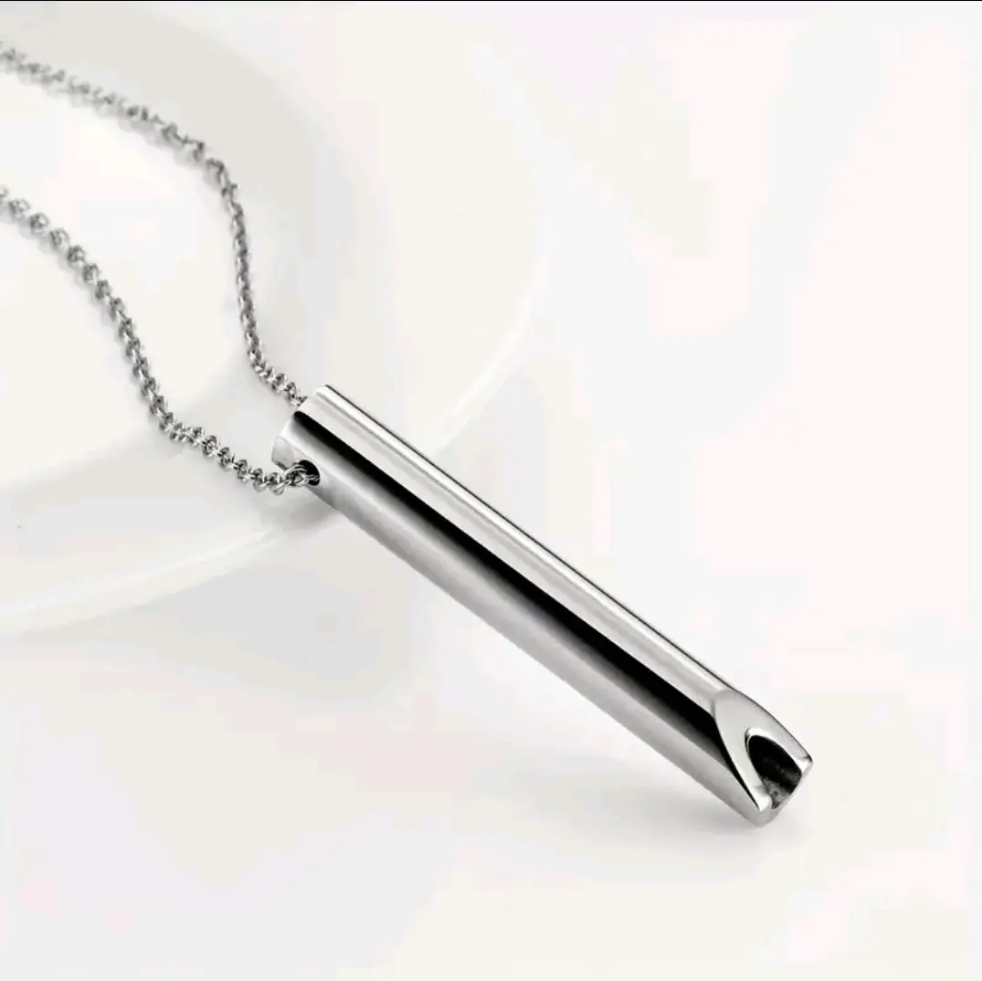 Breathwork Necklace for stress and anxiety Female Male