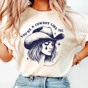 Cowboy Like Me T Shirt, Evermore Shirt, Western Cowgirl T Shirt, Vintage Chic Style, Coastal Cowgirl, Folklore, Evermore Era, Taylors Merch For Fans, Unisex T-Shirt, Gifts For Men Women, Short Sleeve Tee Shirt