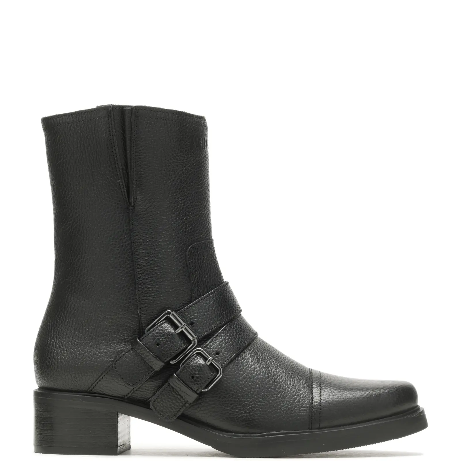 Harley-Davidson Jerilyn Double Buckle D84754 Womens Black Motorcycle Boots