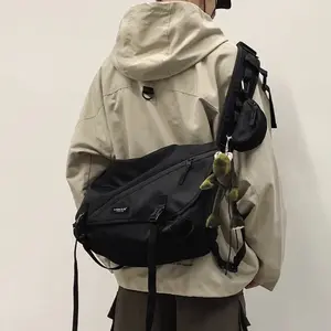 Men's Tooling Bag Crossbody Bag Cross Bag Trend Brand Harajuku Functional College Student Postman Computer Casual Shoulder Backpack Female Anime Chopper Cosplay Plush Hat outdoor tactical bag backpack yoga gym bag