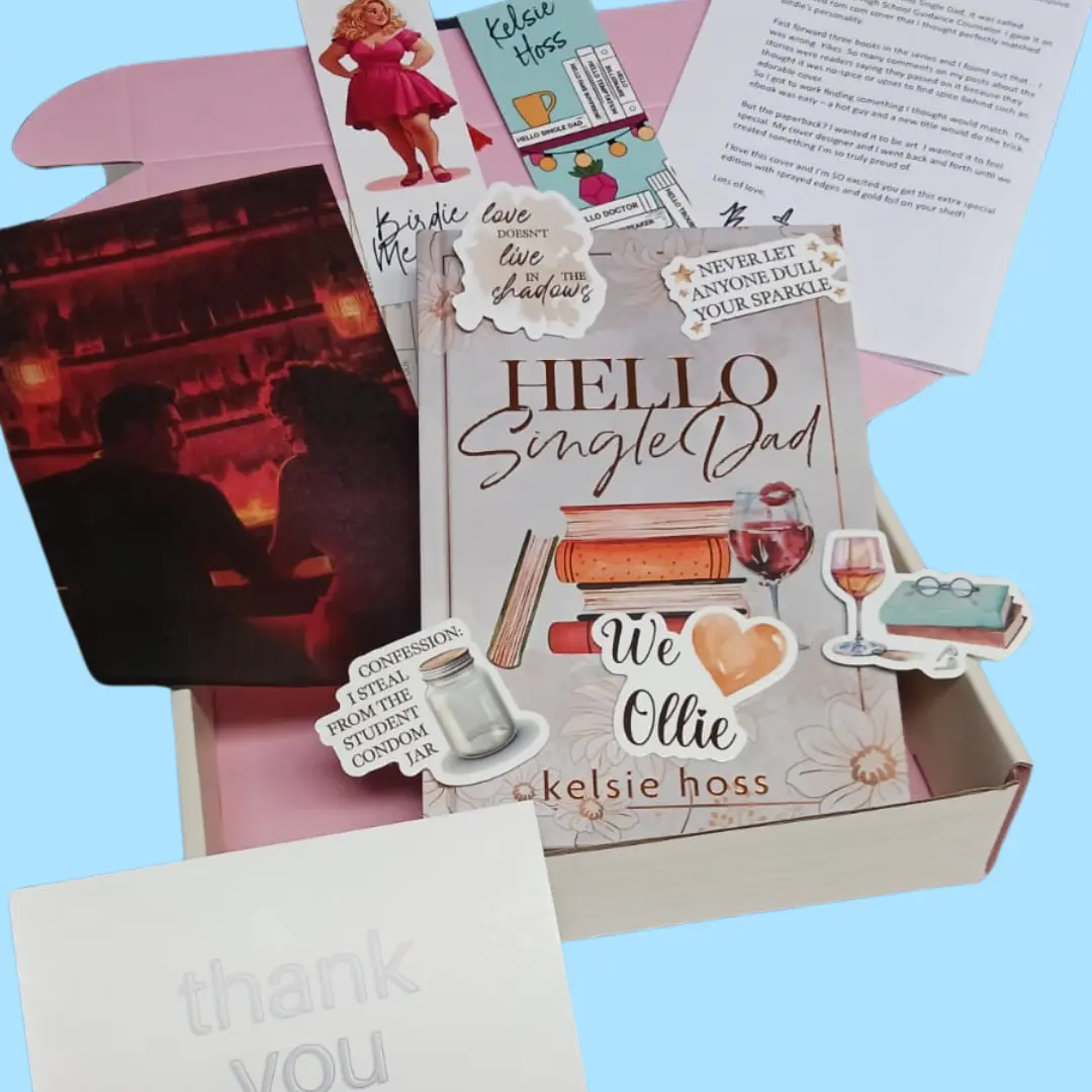 Special Edition Book Box with Tassel Bookmark, Swag, Sticker Pack, Ebook, Audiobook & Author Note Gift for Literature Enthusiasts