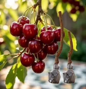 Bing Cherry Young Sapling, Cold‑Hardy Perennial Fruit Tree, Suitable for Residential Garden, Yard & Large Planter Cultivation, Low‑Maintenance Orchard Starter Plant for Home Growers