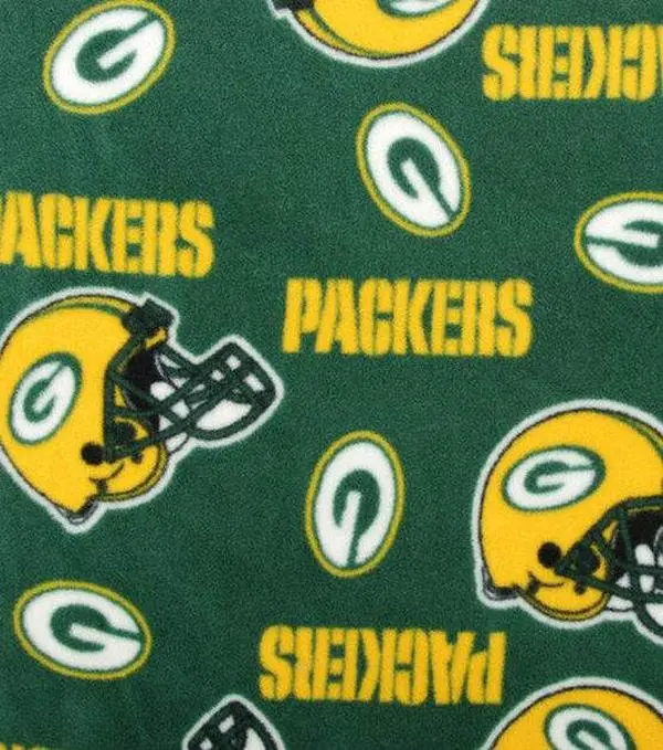 Packers Fleece Fabric Packers Fleece Fabric