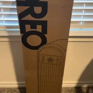 Product Review of Dreo Tower Fan for Bedroom, 42 Inch Bladeless Fan, 24ft/s High Velocity, 6 Speeds, 4 Modes, 90° Oscillating with Remote, Large LED Display, 12H Timer, 34db Quiet Floor Fans for Home Living Room Office appliances device from A**e **