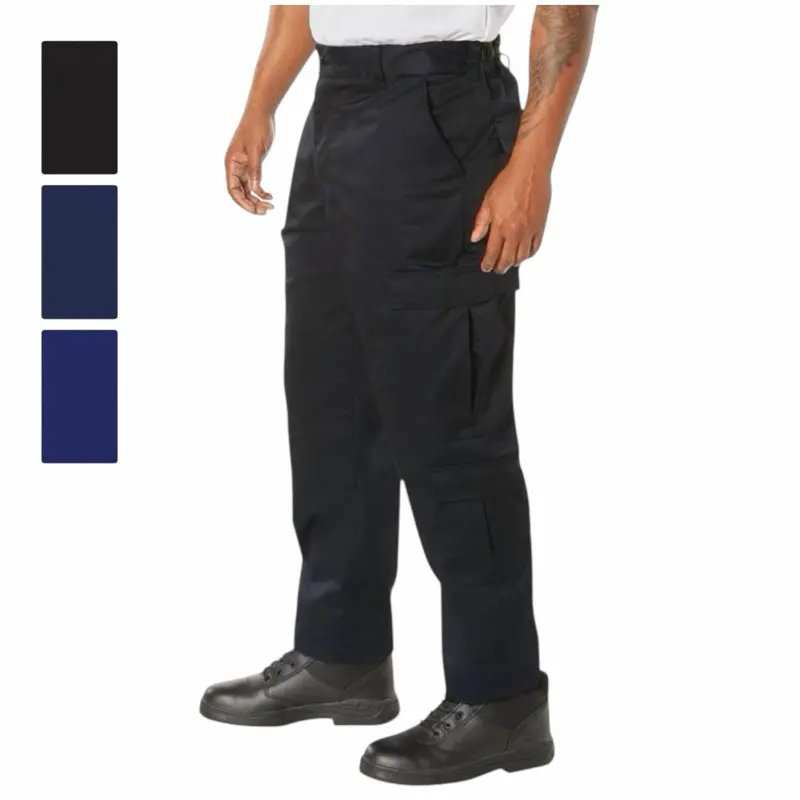 ROTHCO Men's EMT Pants in Durable Poly-Cotton Twill, Mid-Waist Work Trousers with 9 Pockets for Emergency Response Professionals, 30 Inch, 32 Inch, And 35 Inch Inseam