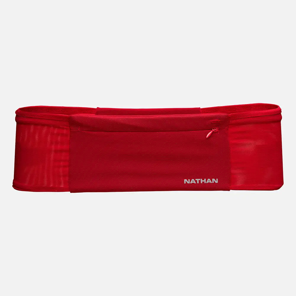 NATHAN Zipster Max Minimalist Waterproof Waist Bag with Multiple Pockets & Zipper Closure for Phones Keys & Sunglasses