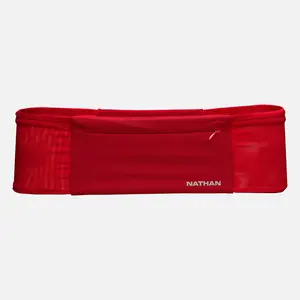NATHAN Zipster Max Minimalist Waterproof Waist Bag with Multiple Pockets & Zipper Closure for Phones Keys & Sunglasses