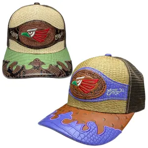 Hecho en Mexico Logo Gorras Mexicanas Charras Aguila Bordada, Ajustable, Visera Curvada, Estilo Vaquero, Western
