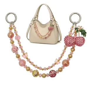Fruit Bag Accessories,Decorated Handbag Strap, Fashionable Elegant Chain Strap for Handbag, Shoulder Crossbody Bag, Short Handle Replacement Charms，Collectibles