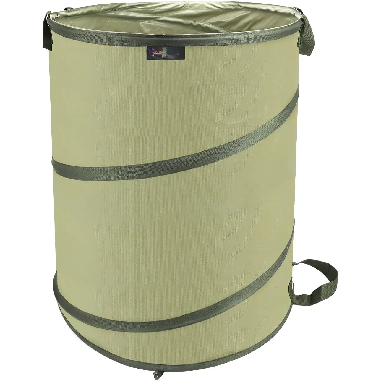 45 Gallon Collapsible  Bag, Green, Collapsible Trash Can, Camping Trash Can, Pop Up Leaf Bag,  Yard  Bags for Patio, Lawn, Camp