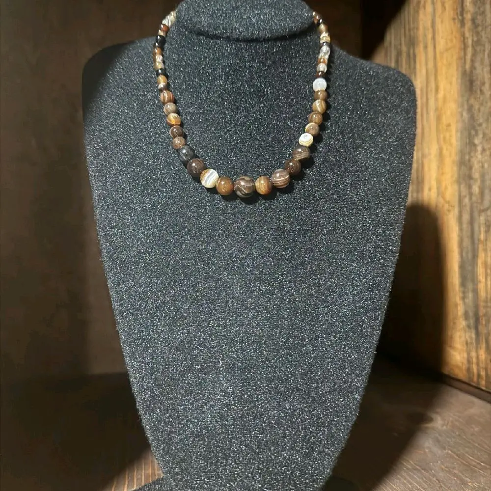Coffe lace agate
