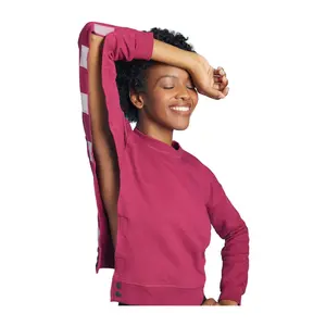 Slick Chicks Accessible Crew Neck Sweatshirt - Plum