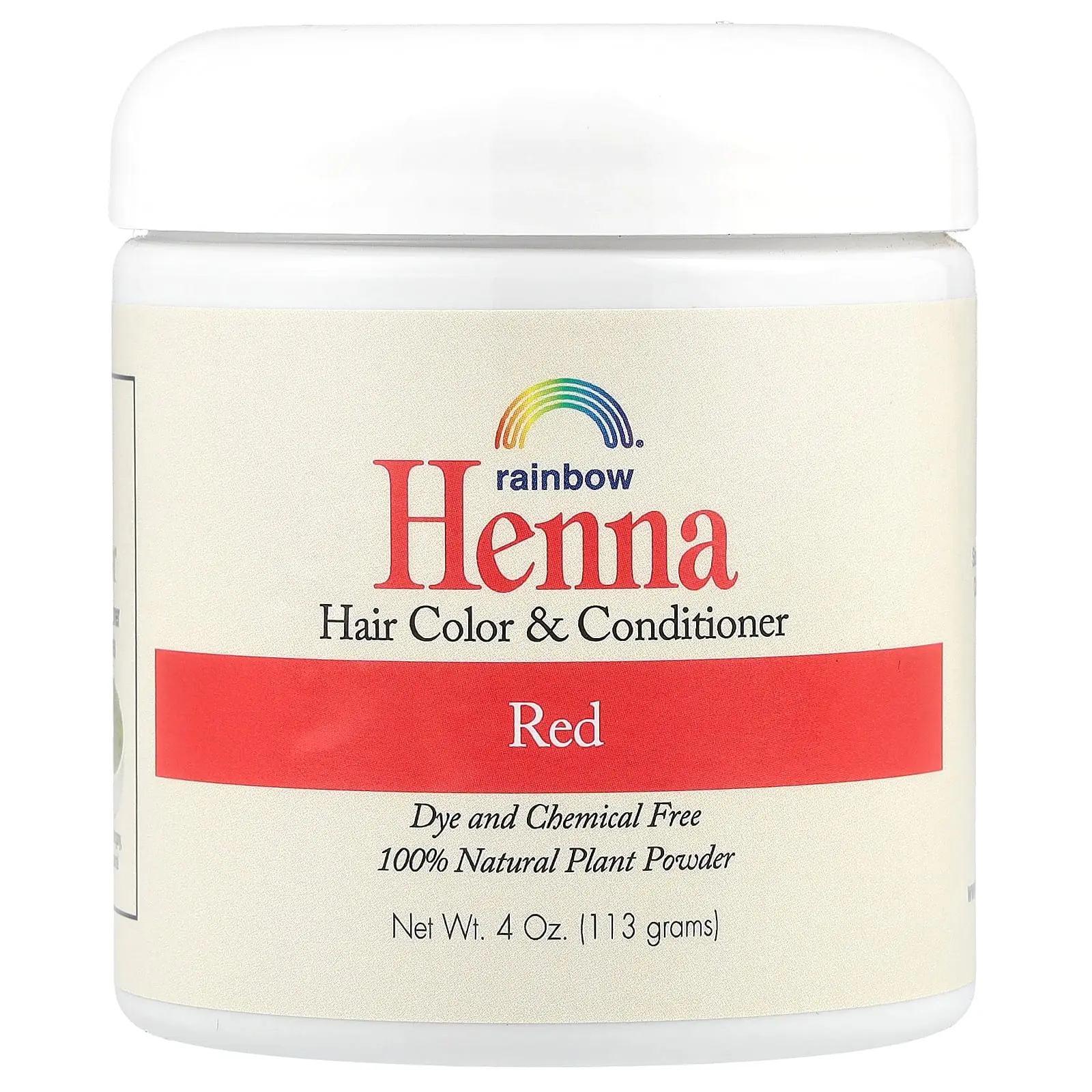 Rainbow Research Henna, Hair Color and Conditioner, Red, 4 oz (113 g) Rainbow Research Henna, Hair Color and Conditioner, Red, 4 oz (113 g)