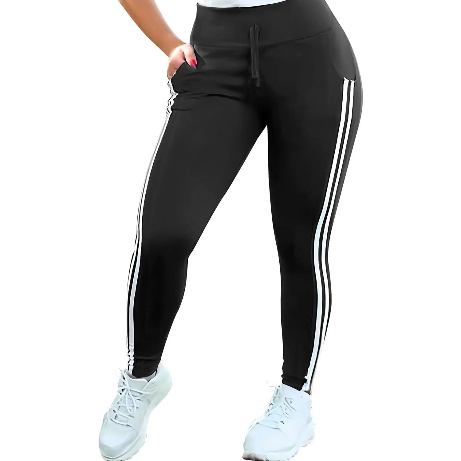 Women's Joggers Pants Running Sweatpants Athletic Workout Yoga Leggings with Pockets