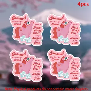 My Little Pony Stickers Set, Durable Vinyl Car Decals for Doors Windows Laptops Furniture Bumpers, Horse Club Decorations