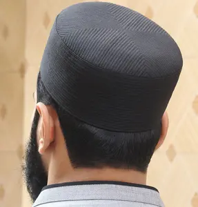 Men's Premium Islamic Turban Kufi - Black