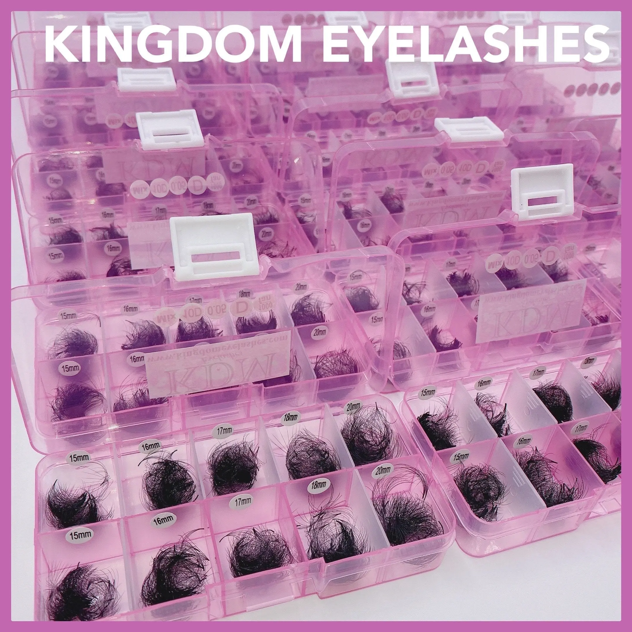 10D Handmade Lashes Mixed Lengths - 11/12/13/14/15