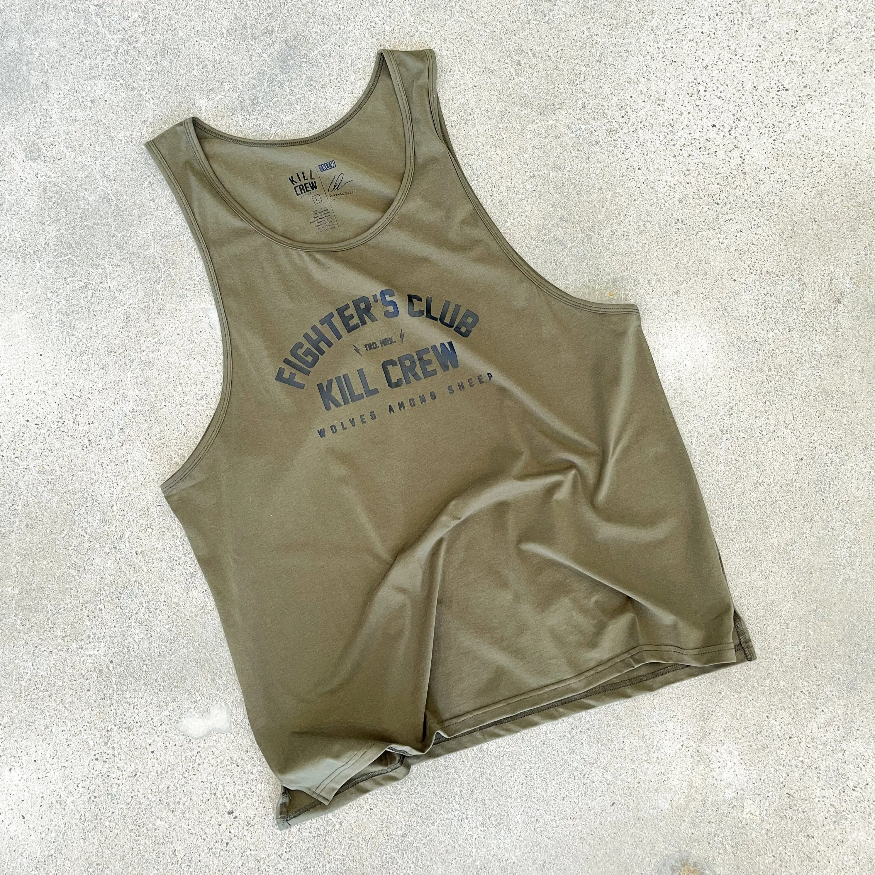Kill Crew Tank Top - Comfy Cotton Menswear Soft Kill Crew Tank Top - Comfy Cotton Menswear Soft