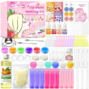 Easter Gifts DIY Lip Balm Making Kit Teen Girl Gifts Trendy Stuff Make Your Own Lip Gloss Set with Natural Beeswax