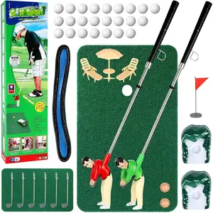 Mini Golf Toys for Kids/Adult, Retirement Gift Two Mini Golfers for Parent-Child Interaction, Fun Play Golf Indoor Games, Family Game for 6 7 8 9 Year Old Boys Girls