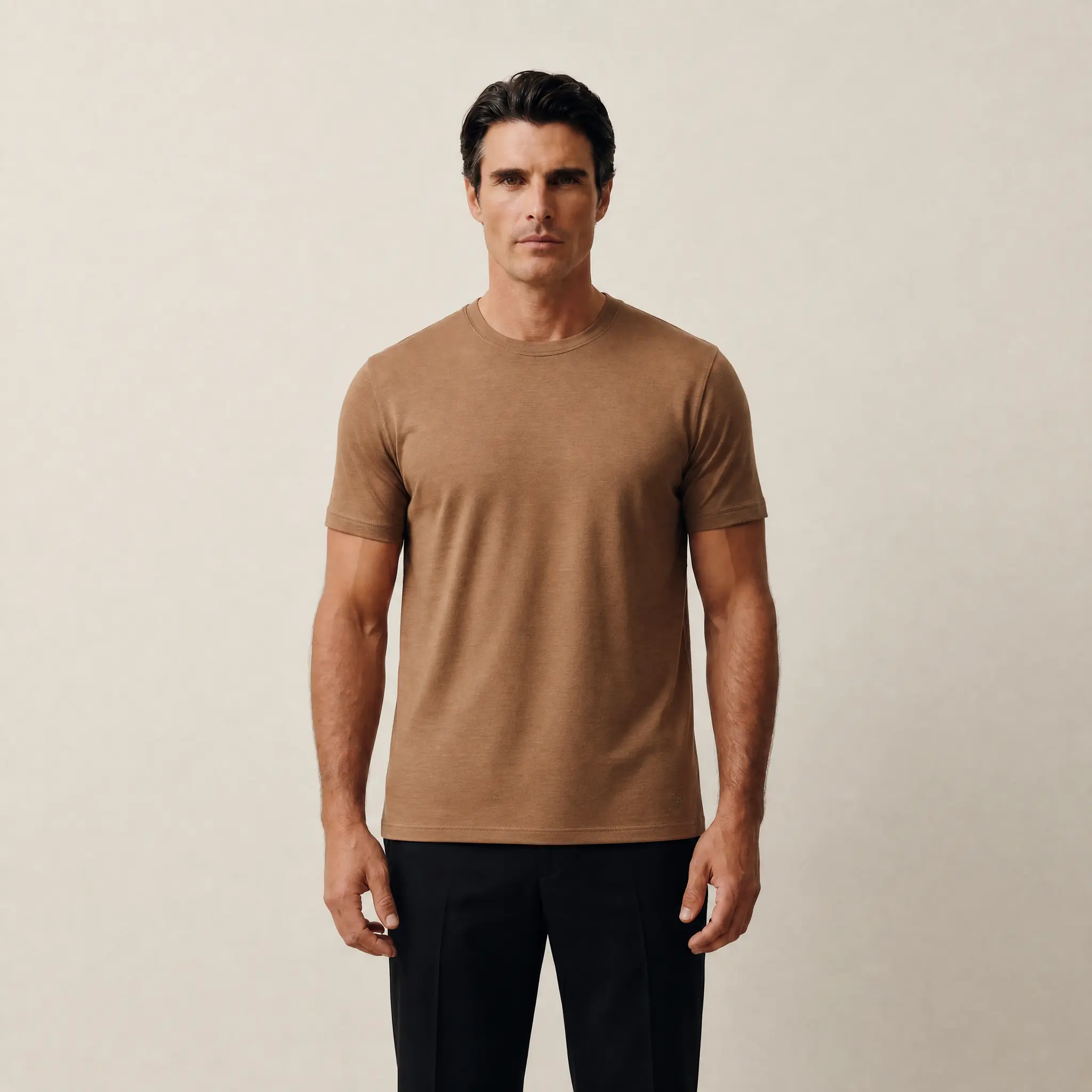 Merino Wool Crew T-Shirt - Mesa