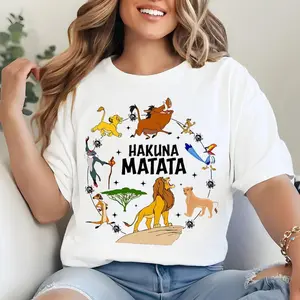 Hakuna Matata Shirt, Lion King Simba Shirt, magic Kingdom Trip Shirt, Animal Kingdom T-shirt, Unisex Cotton T-Shirt, Menswear, Womenswear SSB