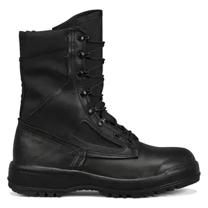 Belleville Men's 390 Trop Hot Weather Combat Boot In Black Boy Closed Footwear Leather Comfort Shoe Walking Shoes
