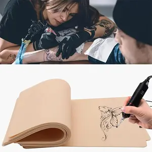 Blank Tattoo Practice Skin Set, 5/10pcs Dual-Sided 6x8 Inch, 1mm Thick Temporary Skin for Tattoos and Microblade Eyebrows
