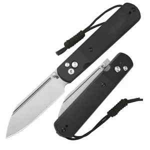 Artisan Cutlery Holm (1875P-BK) AR-RPM9 Steel Blade Black G10 Inlay Handle Folding Knives for Everyday Carry and Survival Tools Outdoor Survival Supplies