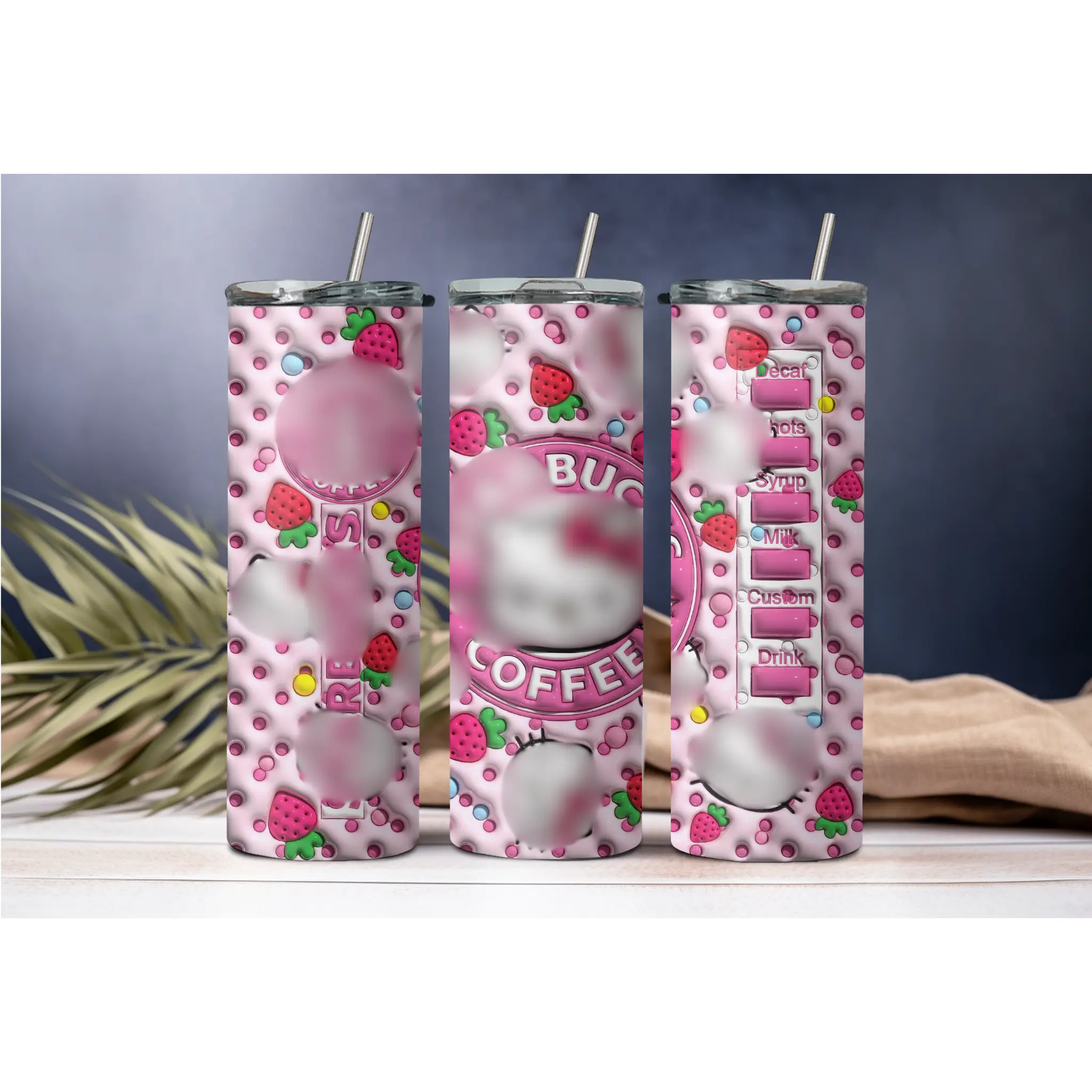 HK and Friends Stellarium (3D) 20oz tumbler drinkware tumblr cups