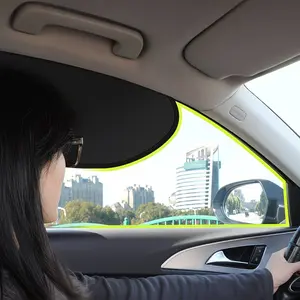 2pcs Car Summer Driving Seat Sunshade, Heat Insulation Cooling, Static Film Sunscreen, No Scratch, Unobtrusive Side Window Shade, Uv Protective Sunshade, Sunshade Cover