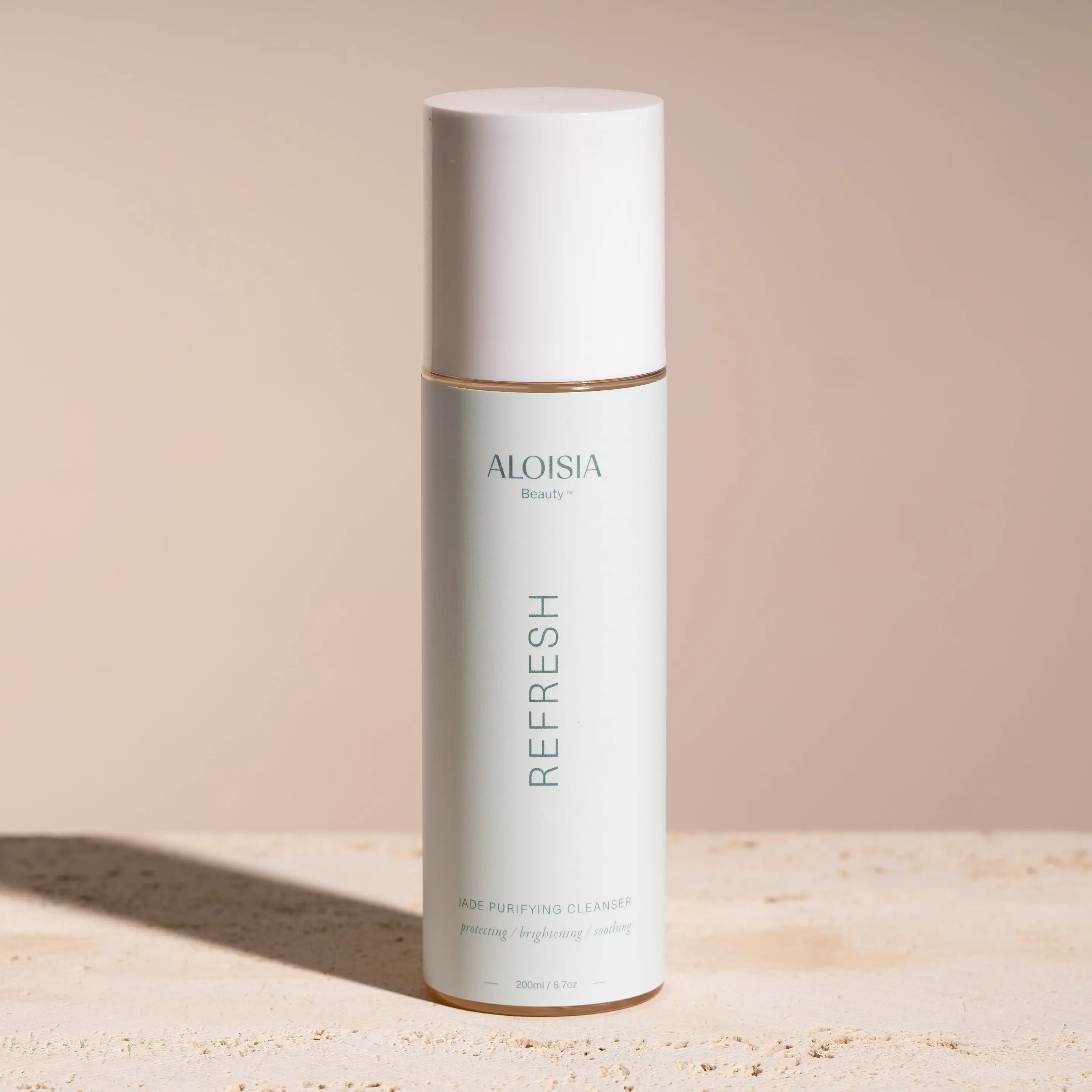 REFRESH Jade Purifying Facial Cleanser - Gentle Foaming Cleanser for All Skin Types, Reveals Radiant & Smooth Skin with Emollients, Ceramides, and Purifying Jade Water
