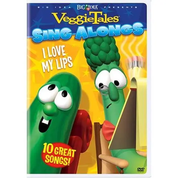 Used VeggieTales: I Love My Lips (DVD) Book - Children’s Film, Unknown Author, 30 Minutes Runtime, Good Condition, English Language, NR Rating