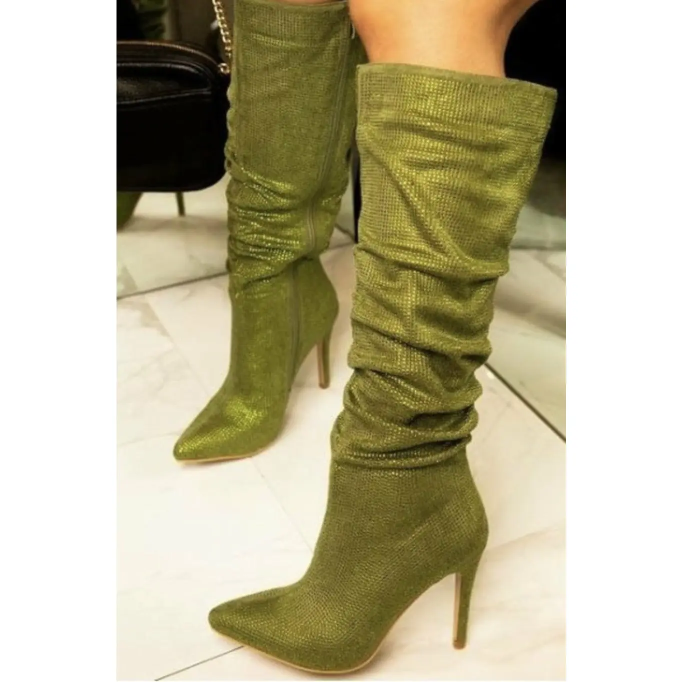 TRENDY KNEE HIGH BOOTS WAS $89.99 NOW $59.99