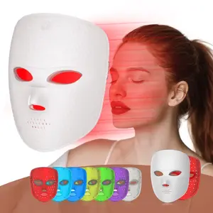 2026 New 7-Color LED Facial Mask with Eye Protection Design, Reusable, Suitable for Home Use, Rechargeable Lithium Battery, USB Charging, Perfect Gift for Women, LED Face Mask