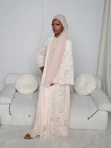 Aliyah Lace Abaya in Cream