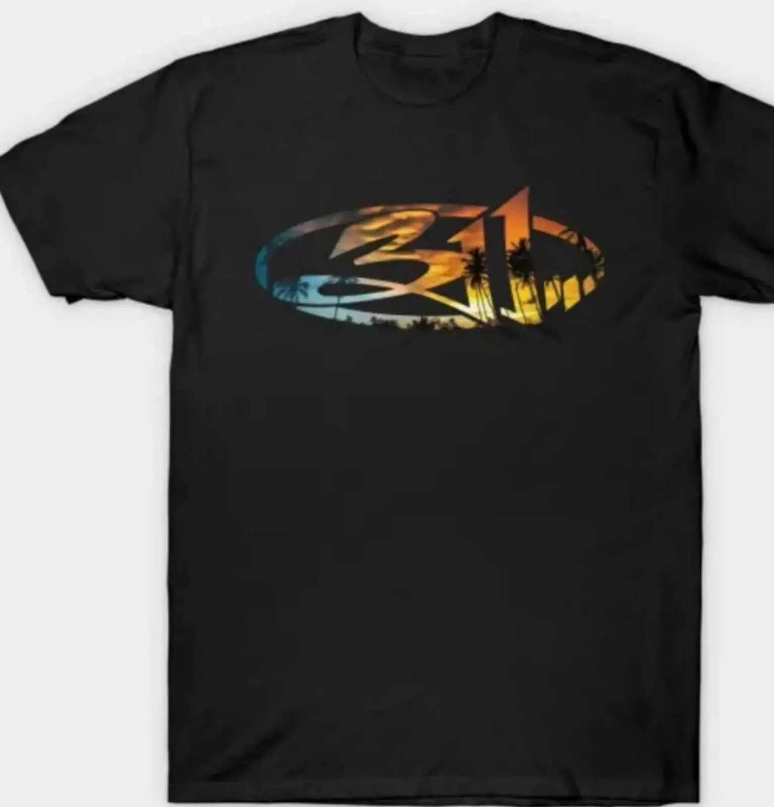 311 Band T-shirt Sunset Beach T-Shirt, Graphic tees, Streetwear, Men gifts, Short sleeve, T Shirt for Men, cotton, Top, Menswear