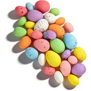 32 count 3 Sizes 8 Colors Pastel Speckled Easter Eggs Decor, Easter Egg Decoration for Easter Basket Vase Fillers  Table Setting Spring Party