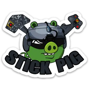 Stick Pig Sticker