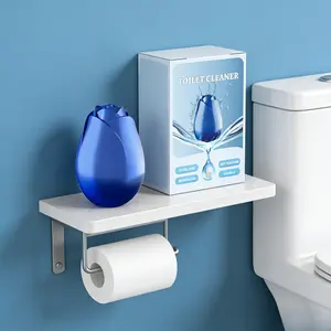 Rose-Scented Toilet Bowl Cleaner, Multi-Purpose Bathroom Cleaner for Home, Removes Stains & Limescale, Deodorizes & Leaves Long-Lasting Fresh Scent