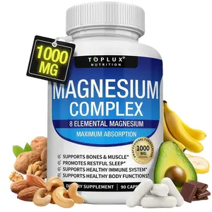 Daily Magnesium Complex Supplement | Gentle Support for Muscle Relaxation, Restful Mood & Body Balance