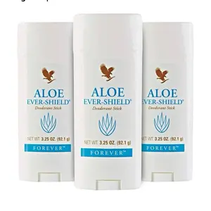 Forever Living Aloe Ever-Shield Aluminum-Free Deodorant with Soothing Aloe for Sensitive Skin 3.25 oz Stick Pack of 3 Vegan Vegetarian Gluten-Free Body Care Smooth Gentle