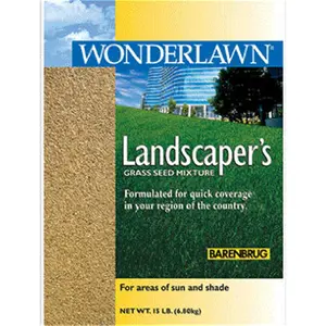Barenbrug 46615 15 lbs. Wonderlawn- Landscaper All Purpose Grass Seed Mix