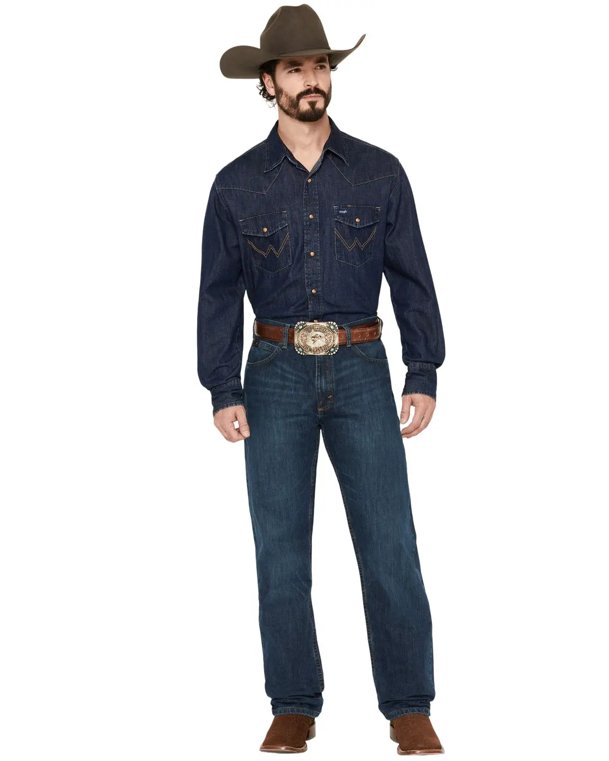 Wrangler Men's 20X Men'S 01Mwx Dark Wash Competition Relaxed Bootcut Jeans - 01Mwxrw