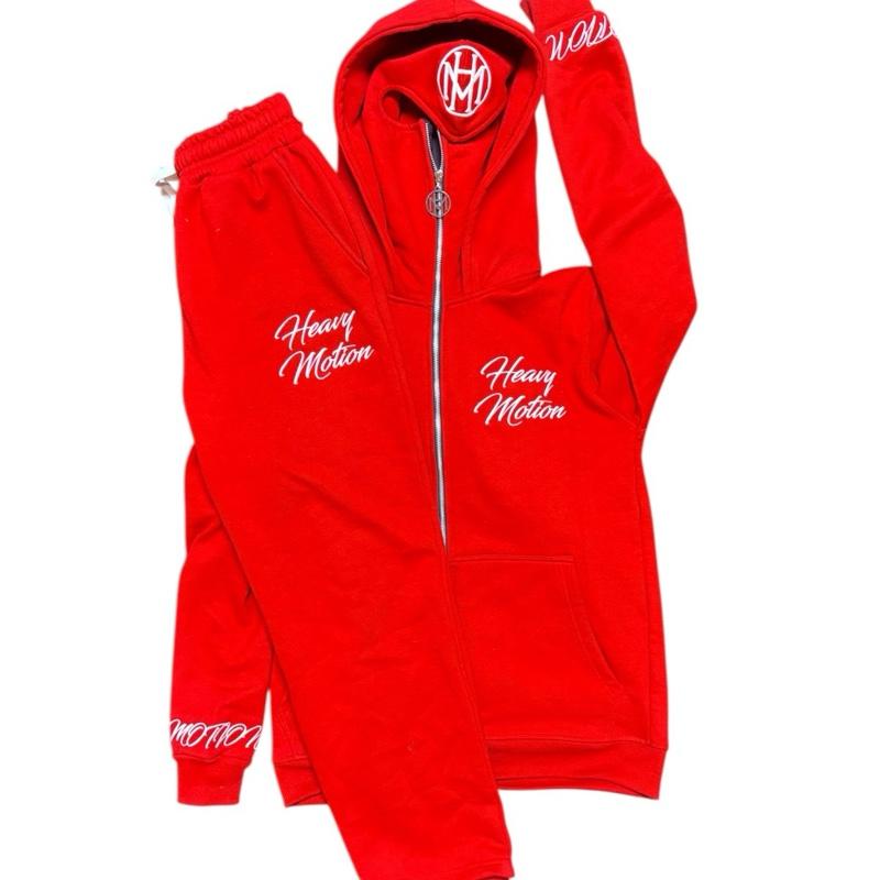 Move Free Sweatsuit - All Seasons Hooded Zip-Up Sweatsuit for Year-Round Wear Comfortable Fit Versatile Use Workout Set