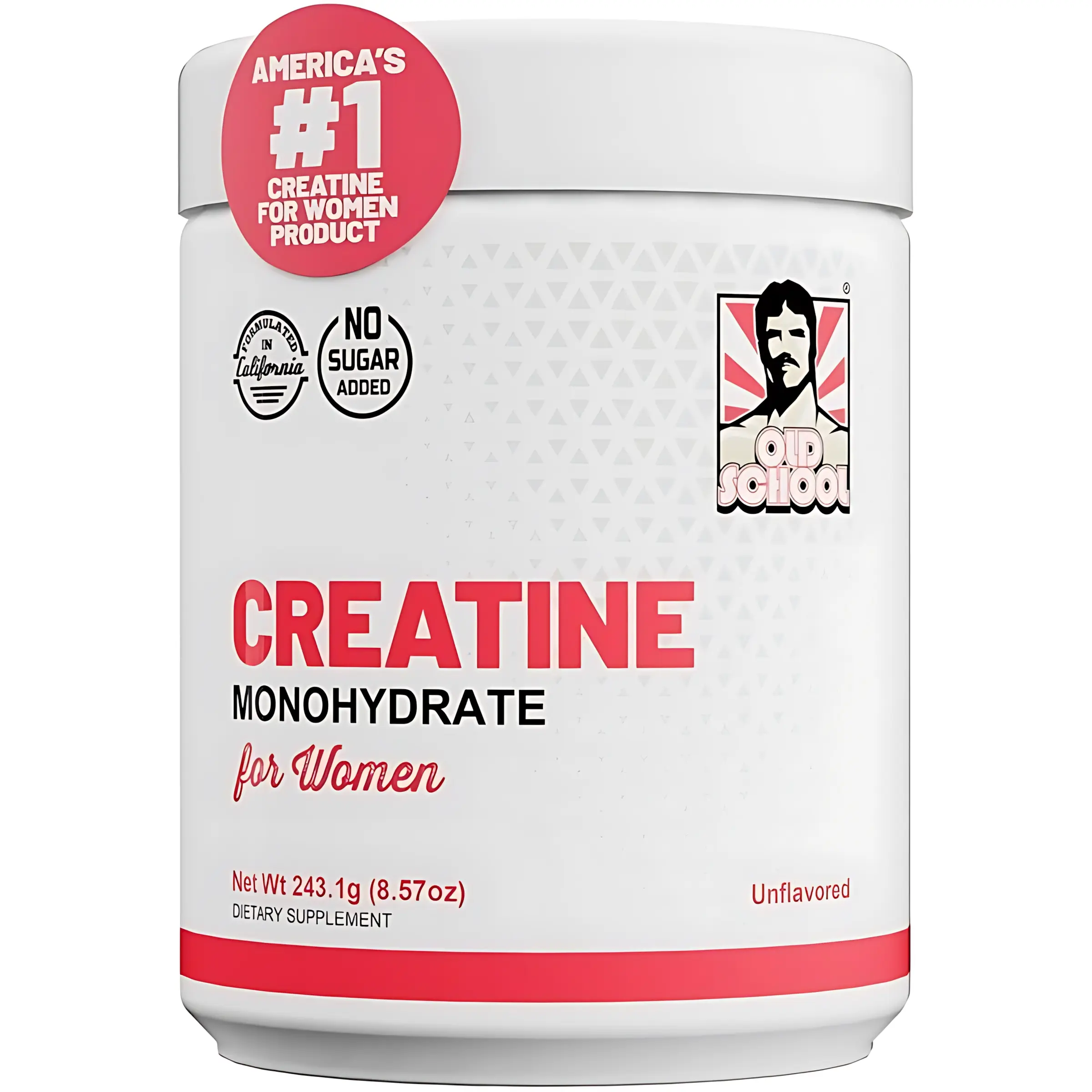 Old School Labs Creatine Monohydrate for Women with Collagen and BCAA's - Fitness Supplement Powder for Muscle, Healthy Hair, Skin, Nails and Recovery